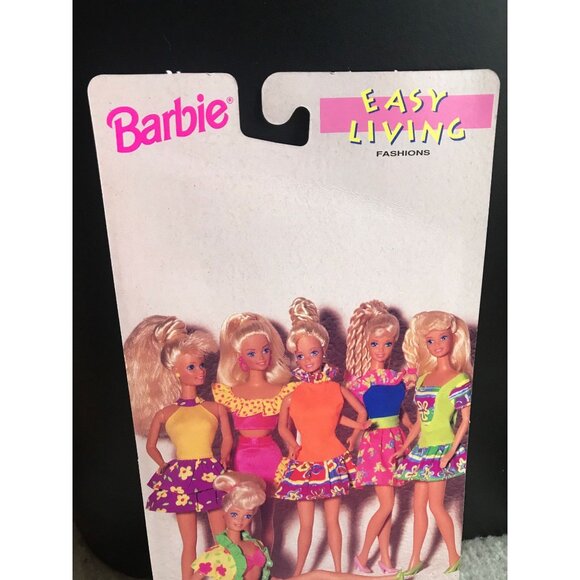 Barbie Easy Living Fashions - Easy To Dress (1991 Arco Toys, Mattel Dress Hanger - Picture 5 of 6